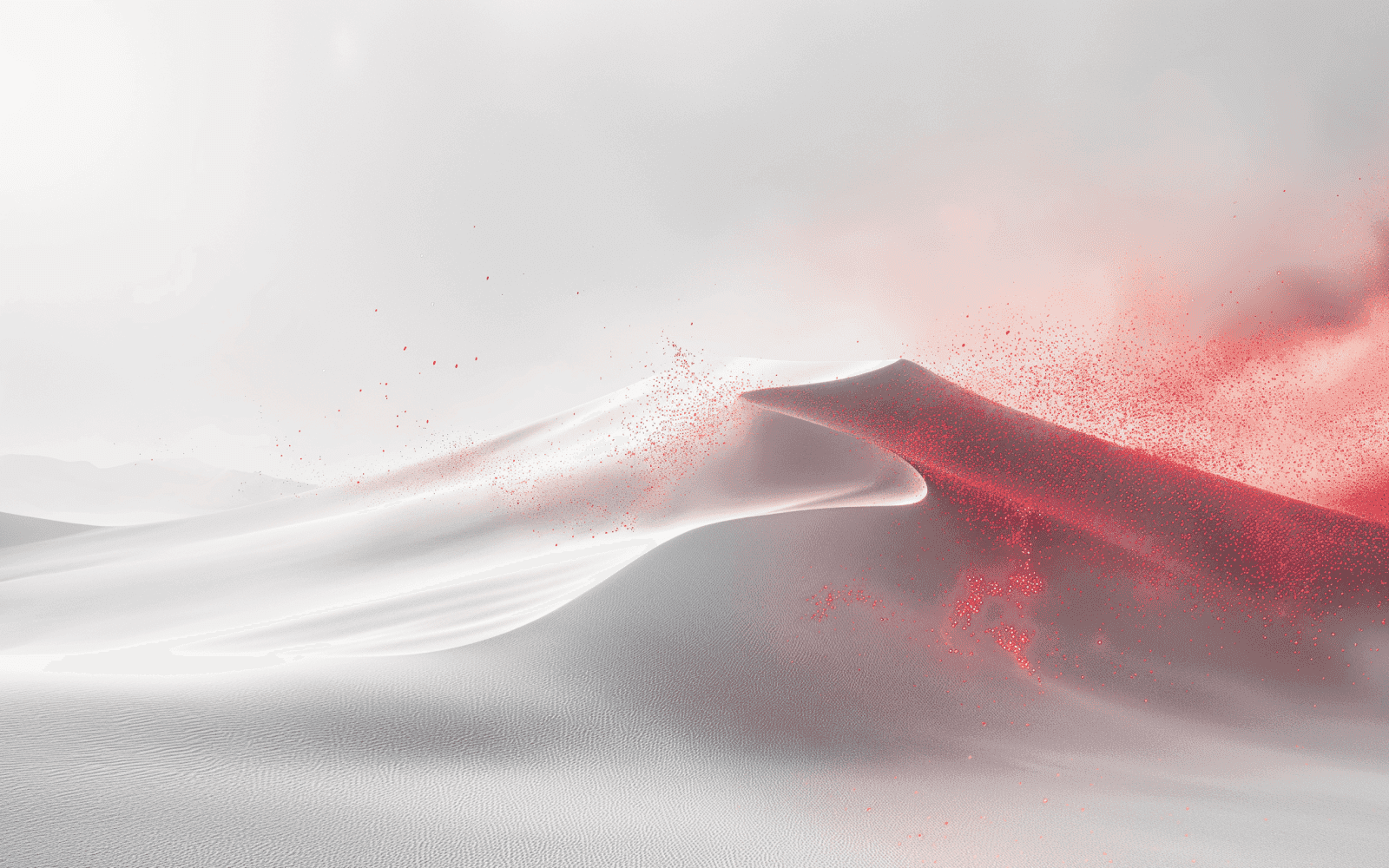 A solop dropping into a bowl